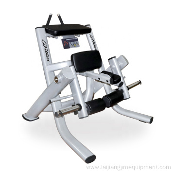 Indoor exercise kneeling leg curl plated loaded machine